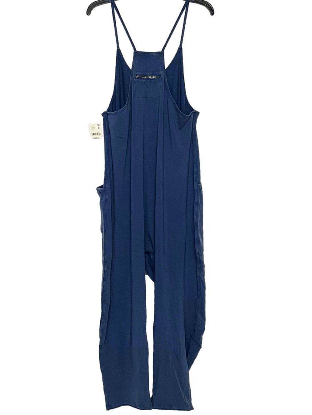 Free People FP Movement Hot Shot Onesie Blue Harem Jumpsuit NWT - Picture 7 of 13